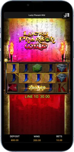 Lucky Pharaoh Wild Gewinnlinie