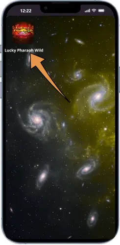 Lucky Pharaoh Wild Shortcut auf dem iOS Home Bildschirm starten