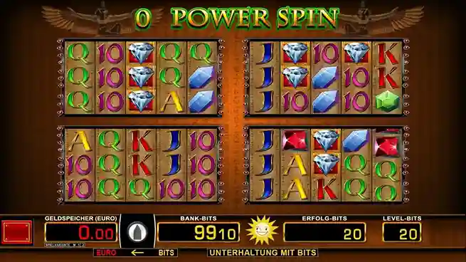 Power Spins sind das Herzstück von Lucky Pharaoh Wild slot